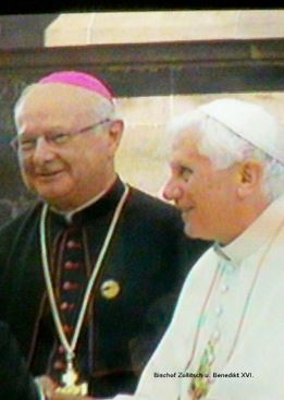 Bischof Zollisch und Benedikt XVI